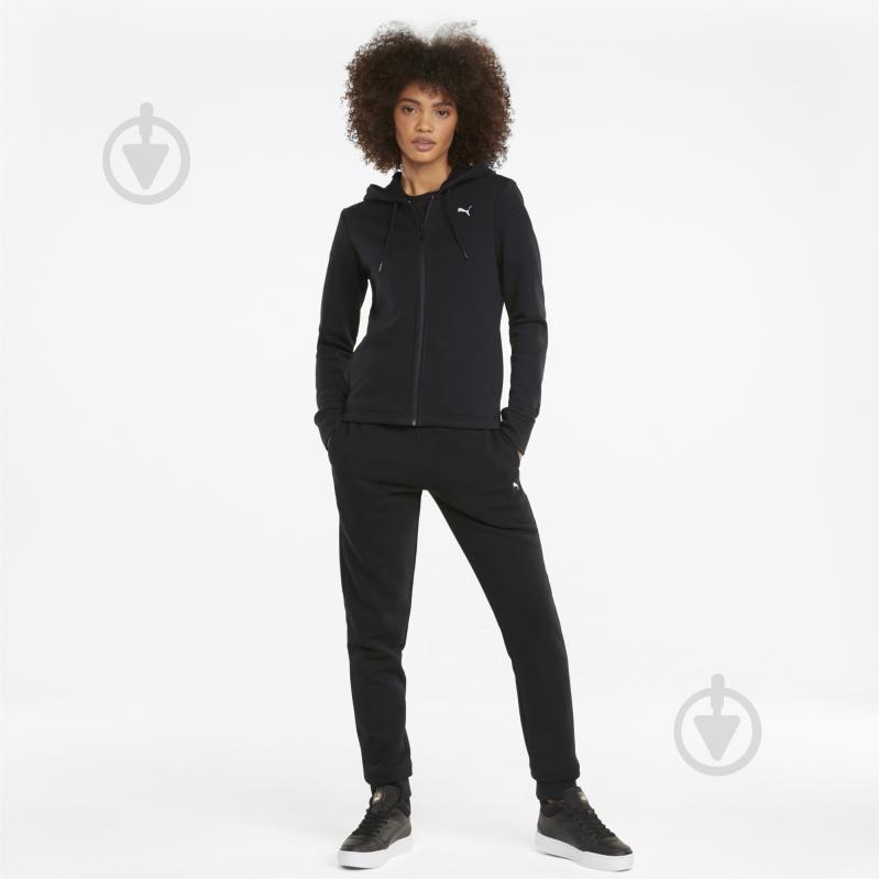 Спортивный костюм Puma Classic Hooded Sweat Suit 58913201 р. XS черный - фото 5