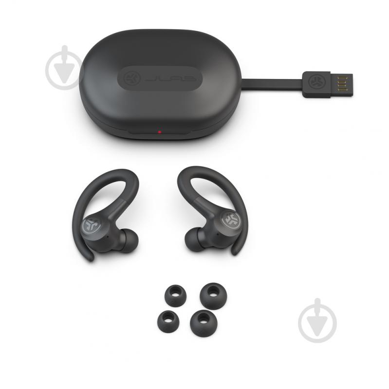 Bluetooth-гарнітура JLab GO Air Sport graphite (IEUEBGAIRSPRTRBLK124) - фото 7