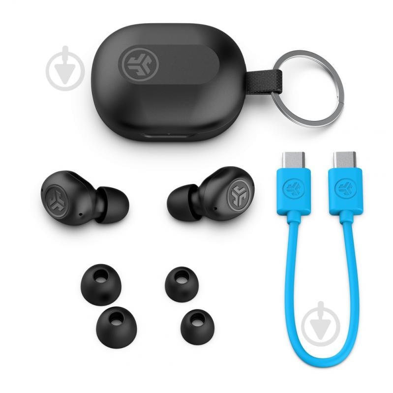 Bluetooth-гарнітура JLab JBuds Mini black (IEUEBJBMINIRBLK124) - фото 8