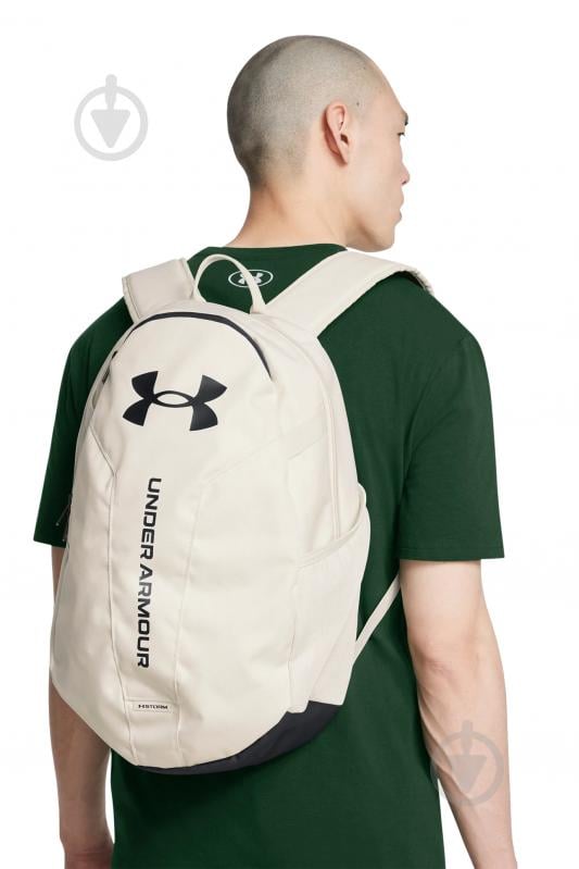 Рюкзак Under Armour HUSTLE LITE BACKPACK 1364180-110 24 л бежевий - фото 6