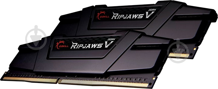 Оперативна пам'ять G.Skill DDR4 SDRAM 64 GB (2x32GB) 4400 MHz (F4-4400C19D-64GVK) Ripjaws V Black - фото 2