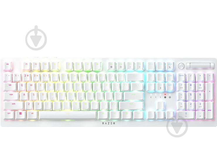 Клавіатура Razer DeathStalker V2 Pro Purple Switch (RZ03-04363500-R3M1) white - фото 1