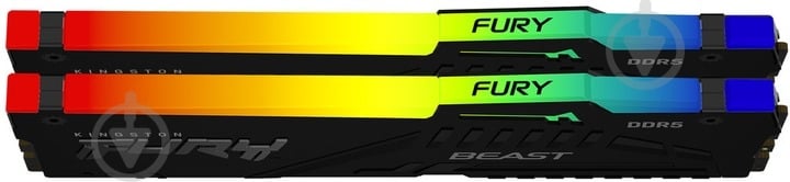 Оперативная память Kingston DDR5 SDRAM 32 GB (2x16GB) 6000 MHz (KF560C30BBAK2-32) Fury Beast Black - фото 5 Оперативная память Kingston DDR5 SDRAM 32 GB (2x16GB) 6000 MHz (KF560C30BBAK2-32) Fury Beast Black - фото 5