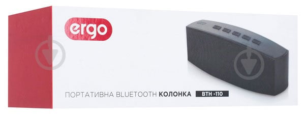 Акустическая система Ergo BTH-110 1.0 black (BTH-110 Black) - фото 8