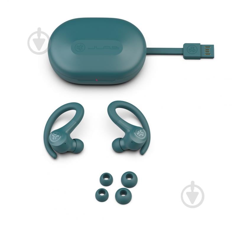 Bluetooth-гарнітура JLab GO Air Sport teal (IEUEBGAIRSPRTRTEL124) - фото 7