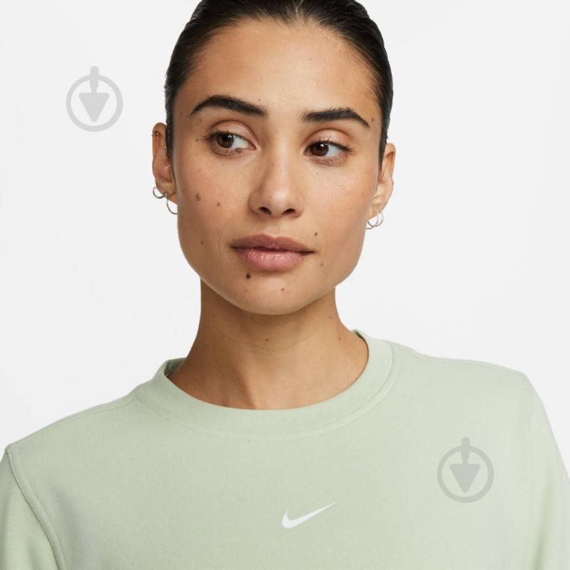 Свитшот Nike W NK ONE DF CREW LBR FB5125-343 р.2XL зеленый - фото 3