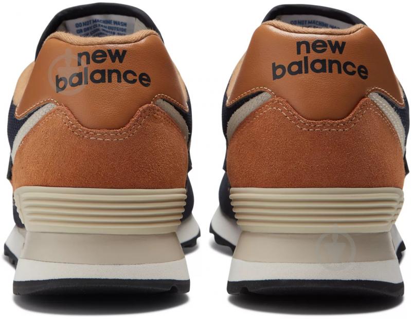 Кросівки чоловічі демісезонні New Balance ML574OT2 р.43 сині із коричневим - фото 5