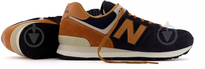 Кросівки чоловічі демісезонні New Balance ML574OT2 р.43 сині із коричневим - фото 6