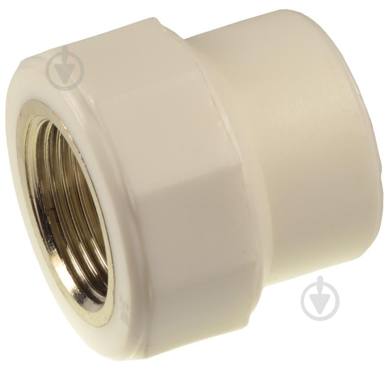 Муфта перехідна Berke Plastik білий PP-R В.Р. 25x3/4" - фото 1 Муфта перехідна Berke Plastik білий PP-R В.Р. 25x3/4" - фото 1