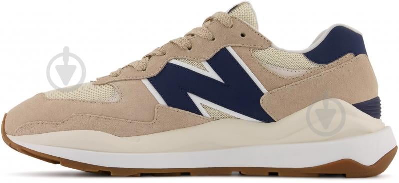 Кросівки чоловічі демісезонні New Balance M5740CBB р.45 бежеві із синім - фото 2