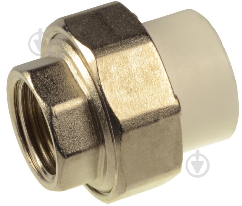 Американка Berke Plastik білий PP-R В.Р. 20 х 1/2" - фото 1