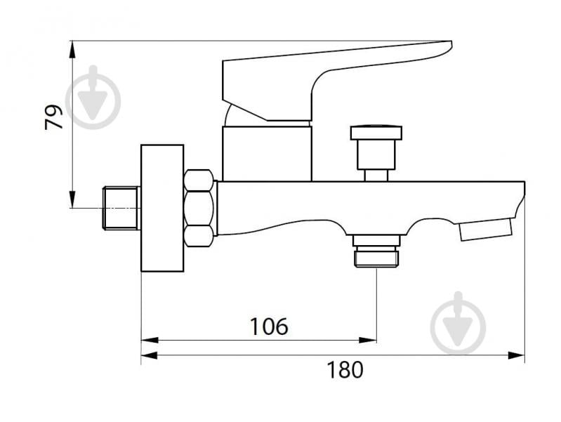 Набір змішувачів Mixxen Оушен для ванної кімнати MXBZ0494 - фото 3