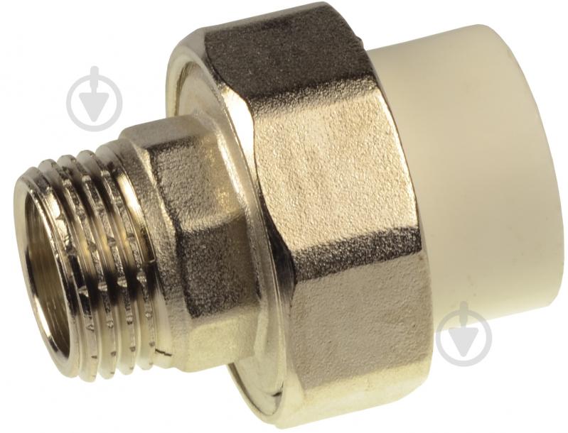 Американка Berke Plastik білий PP-R З.Р. 20 х 1/2" - фото 1