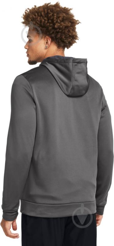 Джемпер Under Armour UA ARMOUR FLEECE FZ HOODIE 1373357-025 р.2XL серый - фото 2