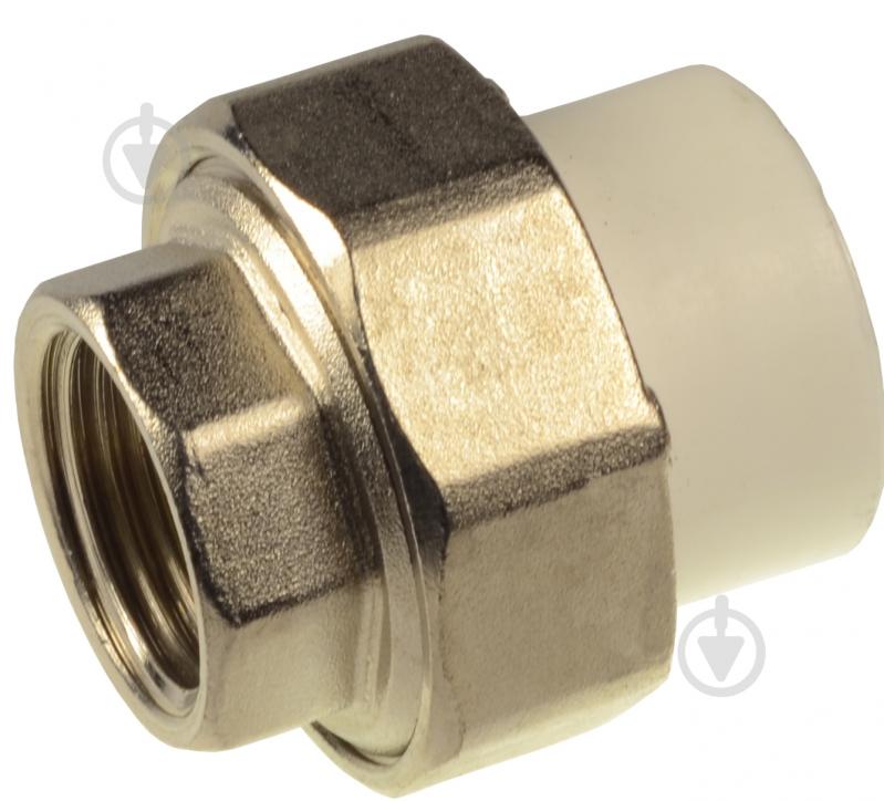 Американка Berke Plastik білий PP-R В.Р. 25x3/4" - фото 1 Американка Berke Plastik білий PP-R В.Р. 25x3/4" - фото 1