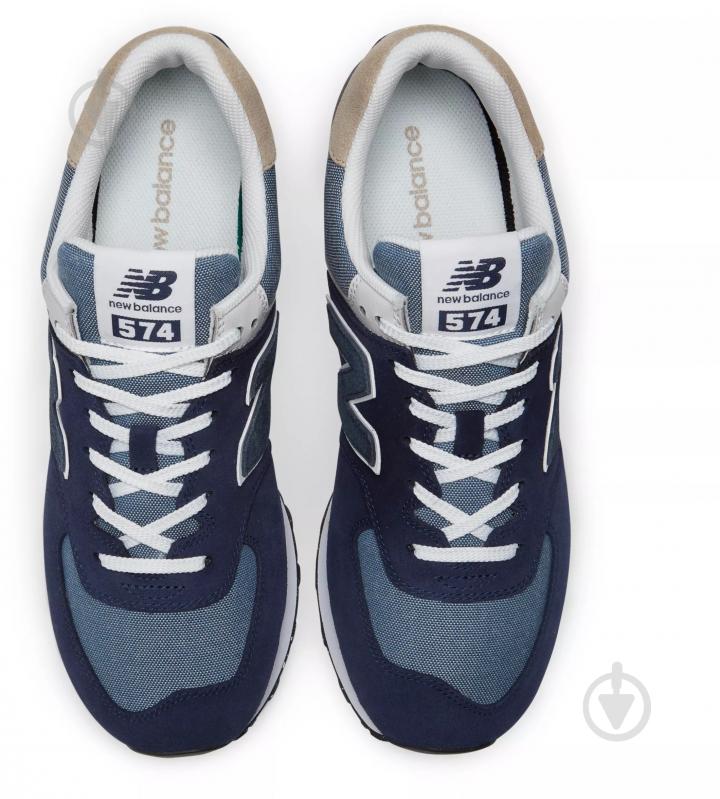 Кросівки чоловічі демісезонні New Balance TEXTILE ML574RE2 р.41,5 темно-сині - фото 3