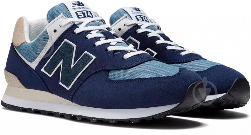 Кросівки чоловічі демісезонні New Balance TEXTILE ML574RE2 р.41,5 темно-сині - фото 4