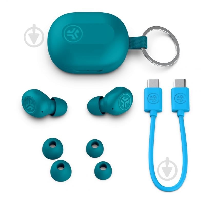 Bluetooth-гарнитура JLab JBuds Mini aqua (IEUEBJBMINIRAQUA124) - фото 8