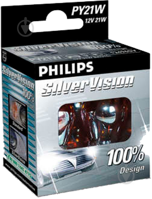 Автолампа розжарювання Philips Silver Vision HY21W 21 Вт 1 шт.(35244328) - фото 1