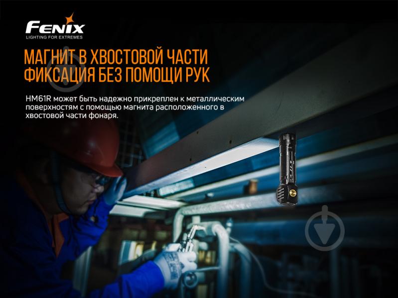 Фонарик на голову Fenix МУЛЬТИ HM61R, 1200лм, 145м - фото 8