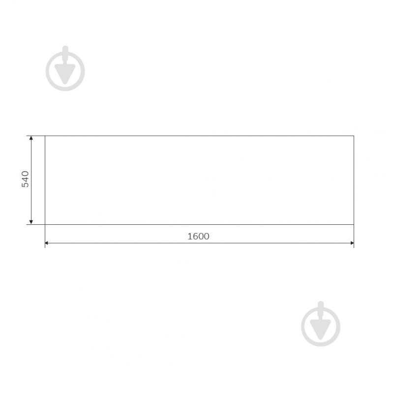 Панель для ванни фронтальна AM.PM W90A-160-070W-P Gem - фото 4