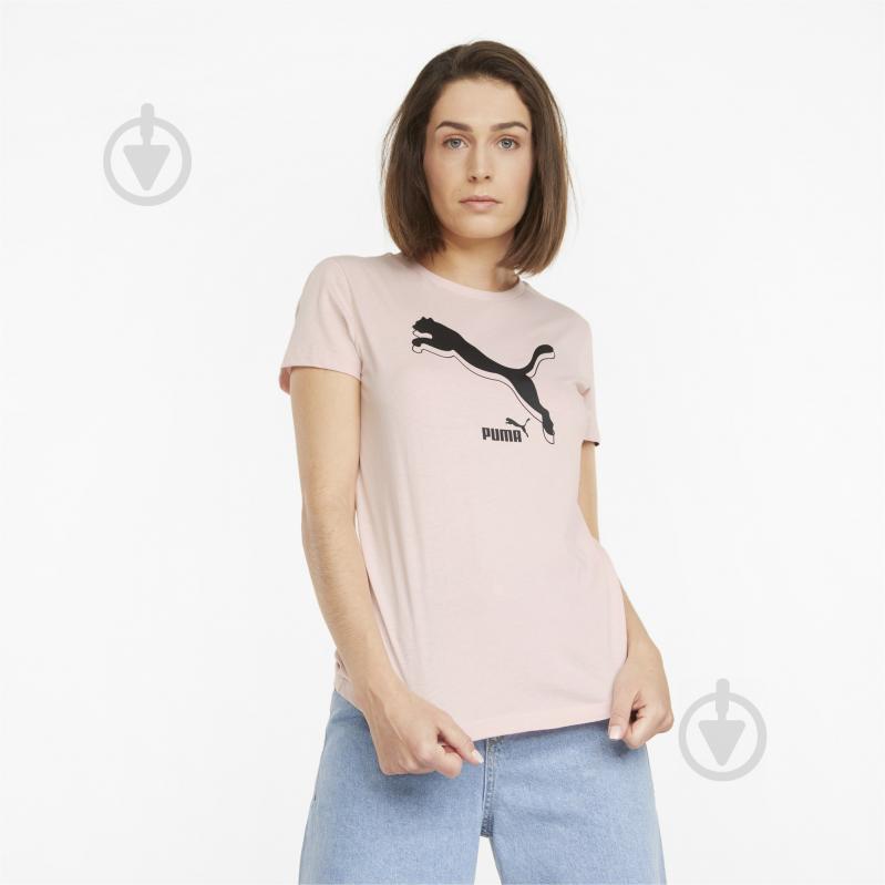 Футболка Puma POWER Logo Tee 53191836 р.S рожевий - фото 3