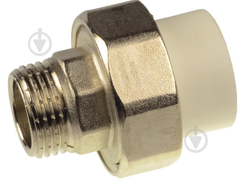 Американка Berke Plastik білий PP-R З.Р. 25x3/4" - фото 1