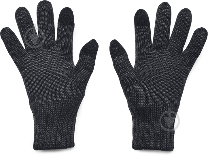 Варежки Under Armour UA HALFTIME WOOL GLOVE 1378755-001 р.S-M черный - фото 2