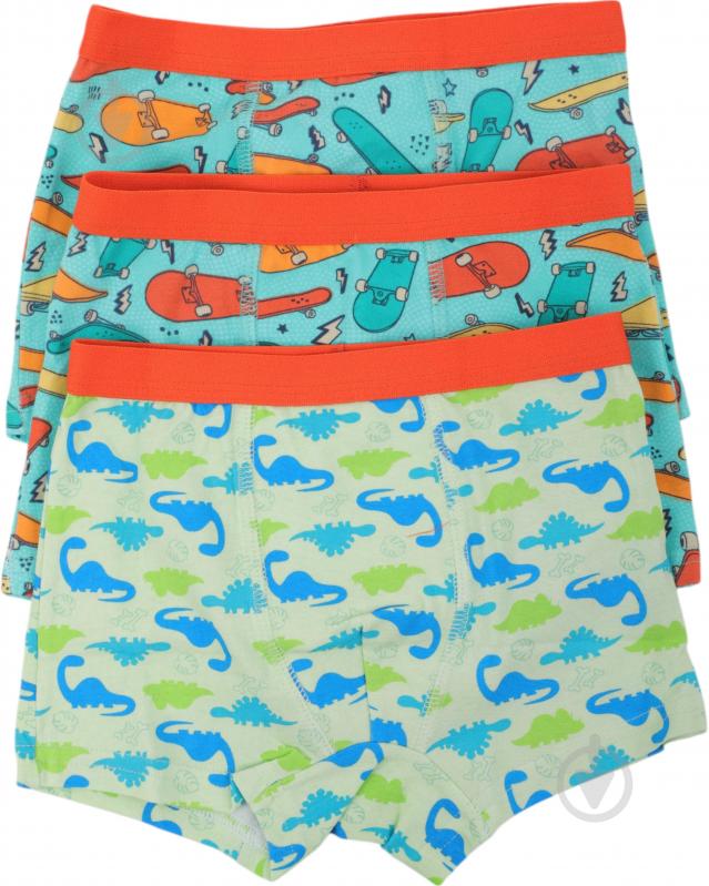 Набір трусів для хлопчиків HW 3 пари боксери р.122-128 зелений L3-M3 - фото 1 Набір трусів для хлопчиків HW 3 пари боксери р.122-128 зелений L3-M3 - фото 1