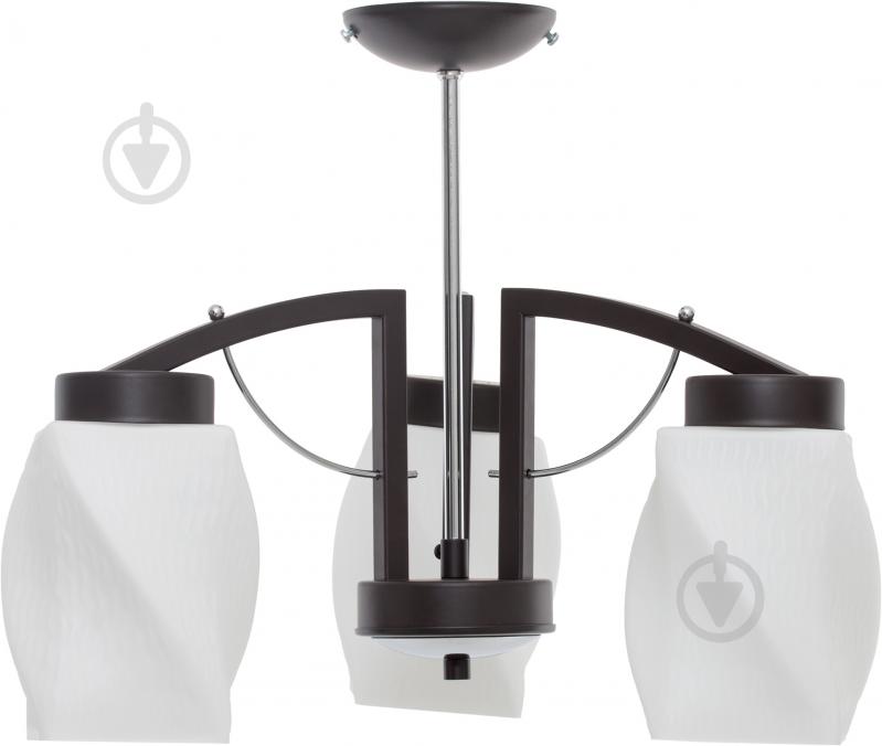 Люстра потолочная Luminex Petra 3xE27 белый/черный 3191 - фото 2 Люстра потолочная Luminex Petra 3xE27 белый/черный 3191 - фото 2
