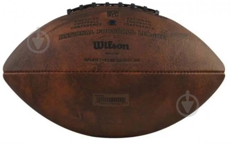 М'яч для регбі Wilson NFL Junior 32 Team Logo р.7 WTF1534XBNFL коричневий - фото 2