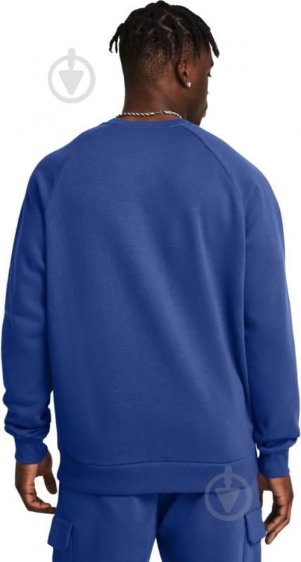 Світшот Under Armour UA Rival Fleece Crew 1379755-432 р.S синій - фото 2