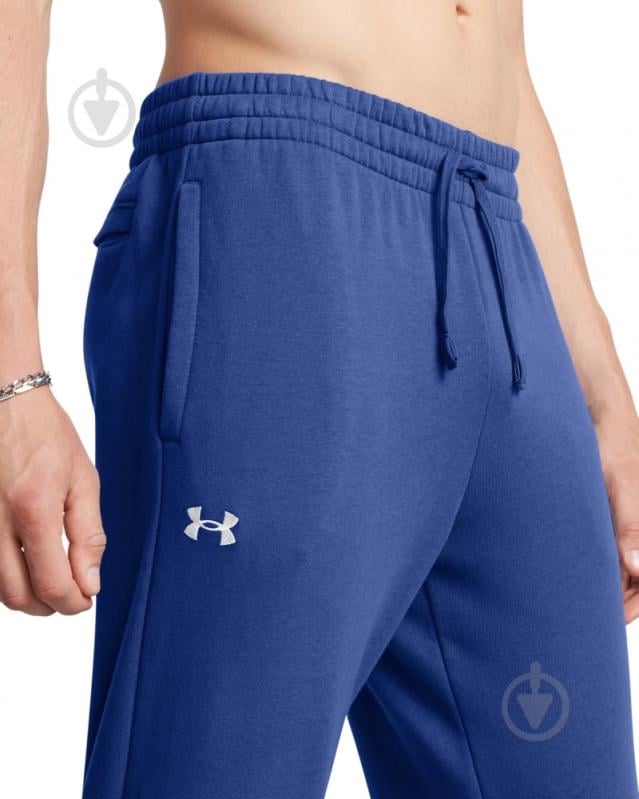 Штани Under Armour UA Rival Fleece Joggers 1379774-432 р. S чорний - фото 3