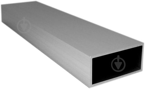 Труба прямоугольная алюминиевая Braz Line гладкий 50x30x2 мм анодированная - фото 1 Труба прямоугольная алюминиевая Braz Line гладкий 50x30x2 мм анодированная - фото 1