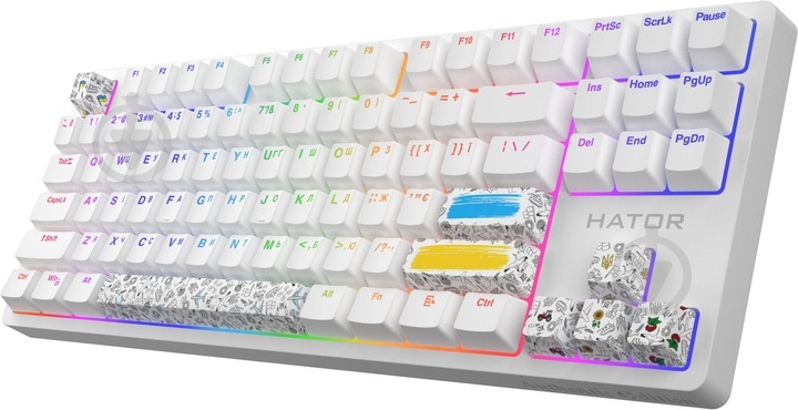 Клавиатура беспроводная Hator Rockfall 2 Mecha TKL Authentic Edition (HTK-531) - фото 3