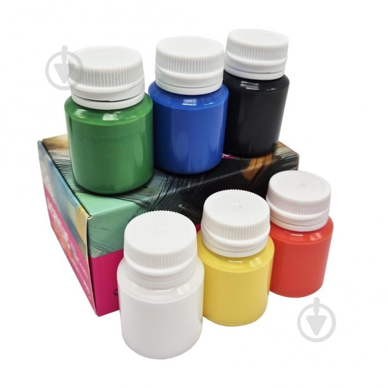 Набор акриловых красок 6 шт. по 20 мл 5081-AC 20 мл Творчество ART CRAFT - фото 1 Набор акриловых красок 6 шт. по 20 мл 5081-AC 20 мл Творчество ART CRAFT - фото 1