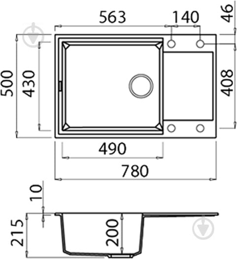 Мойка EASY 310 AVENA 51 - фото 2