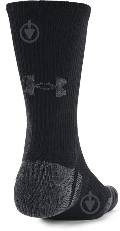 Шкарпетки Under Armour UA PERFORMANCE TECH 3PK CREW 1379512-001 р.L чорний - фото 3