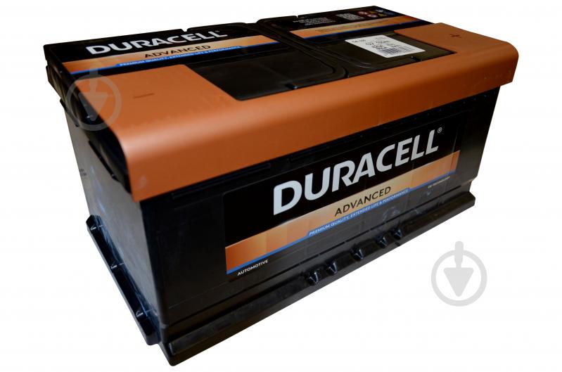 Акумулятор автомобільний Duracell 100Ah 820A 12V «+» праворуч - фото 1