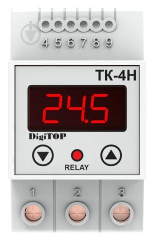 Терморегулятор DigiTOP одноканальный DigiTOP ТК-4Н - фото 2