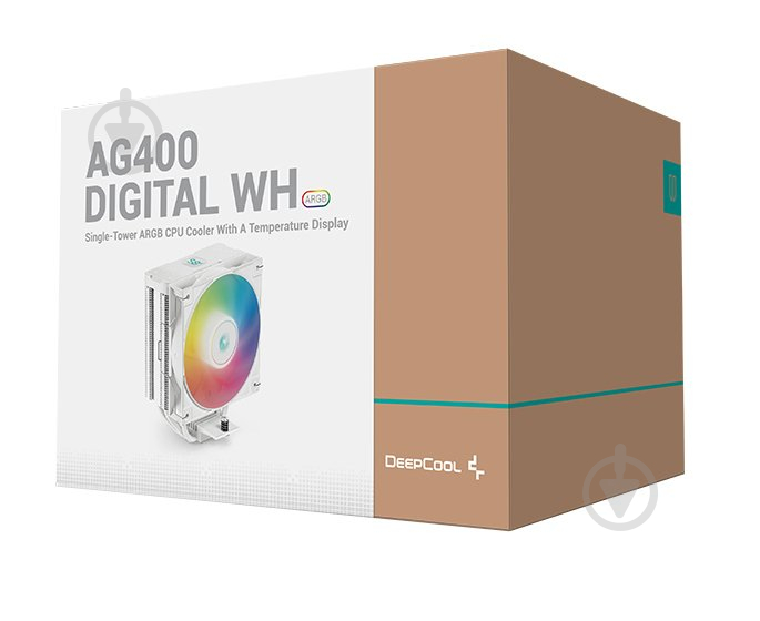 Процессорный кулер Deepcool AG400 Digital WH ARGB (R-AG400-WHADMN-G-1) - фото 10