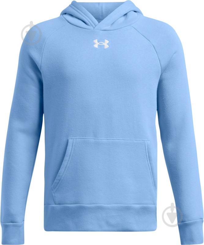 Джемпер Under Armour UA RIVAL FLEECE HOODIE 1379792-465 р.S блакитний - фото 1