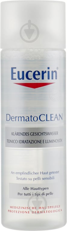 Тонік Eucerin Dermatoclean очищуючий для всіх типів шкіри 200 мл - фото 1