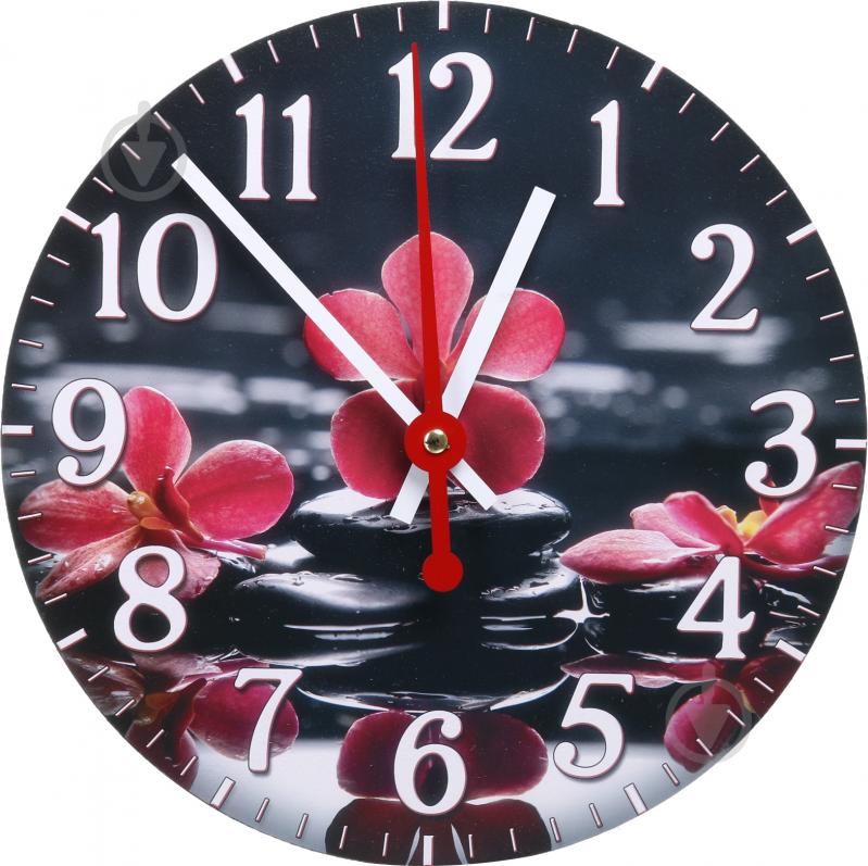 Часы настенные d=25 см в ассортименте - фото 1