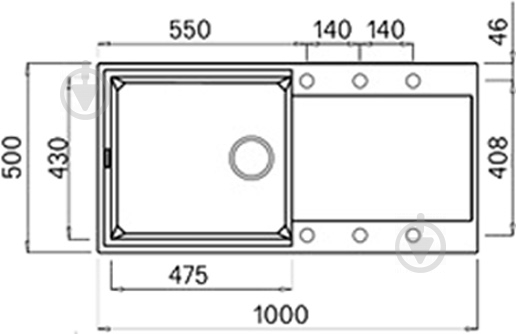 Мойка EASY 480 avena 51 - фото 2