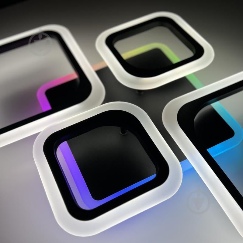 Люстра светодиодная Luminaria 90 Вт LED-модуль черный OVAL RGB 90W 5S BLACK - фото 12