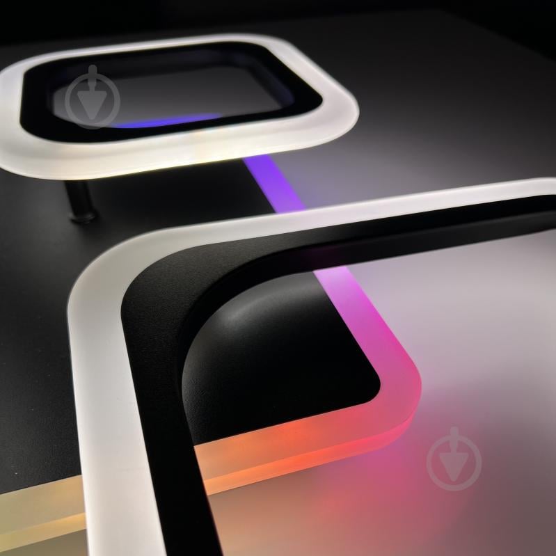 Люстра светодиодная Luminaria 90 Вт LED-модуль черный OVAL RGB 90W 5S BLACK - фото 10