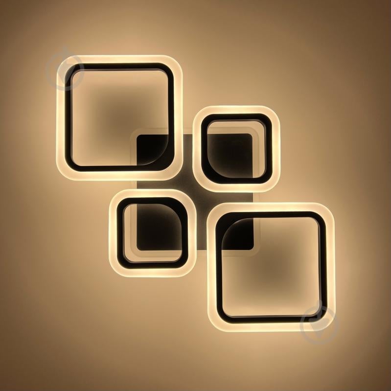 Люстра светодиодная Luminaria 90 Вт LED-модуль черный OVAL RGB 90W 5S BLACK - фото 4