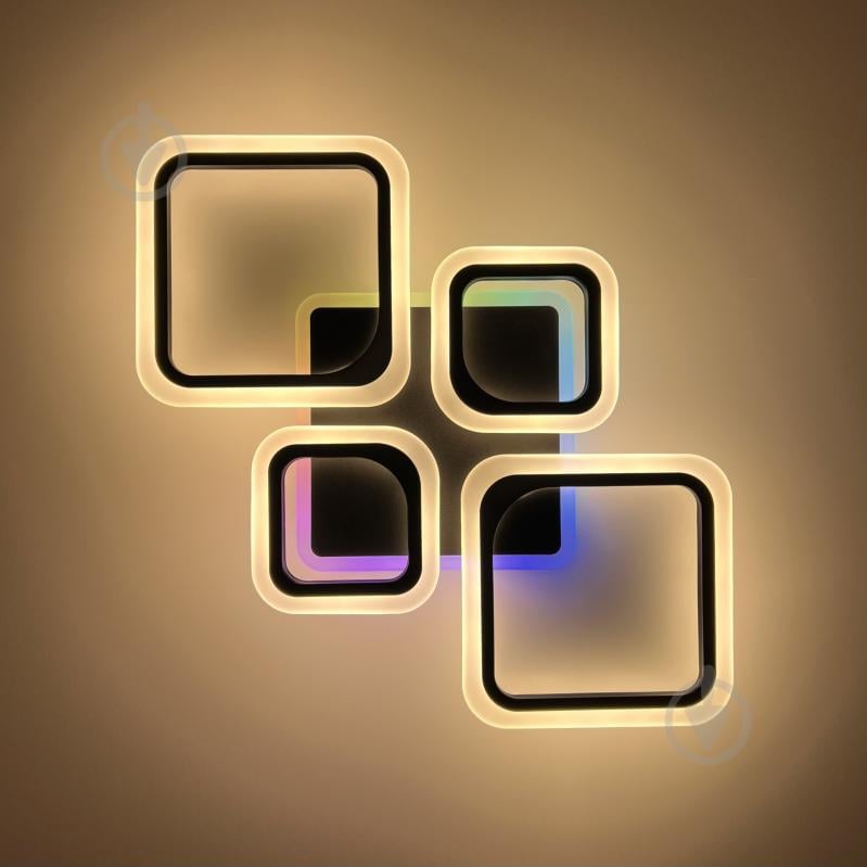 Люстра светодиодная Luminaria 90 Вт LED-модуль черный OVAL RGB 90W 5S BLACK - фото 15