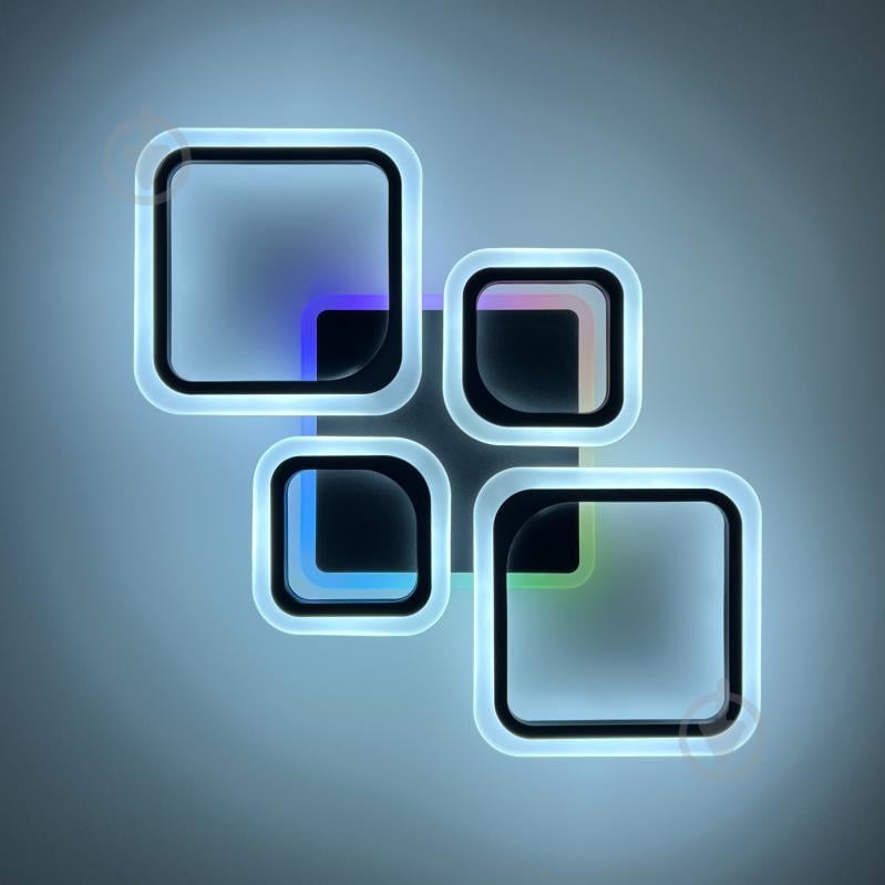 Люстра светодиодная Luminaria 90 Вт LED-модуль черный OVAL RGB 90W 5S BLACK - фото 14